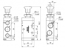Пневмораспределитель  4R210-08