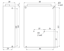 Делитель напряжения 100:1 в корпусе