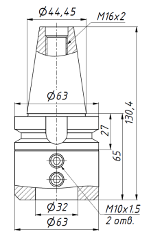 BT40-SL32-65 патрон MAS 403 Weldon