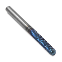 Борфреза твердосплавная форма C0313M03 с покрытием BNC (blue coating)
