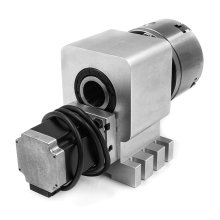 Поворотная ось CL100-10-100B 100мм патрон 4кл. цилиндрический редуктор