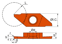 Пластина CTP07FRN YF6018
