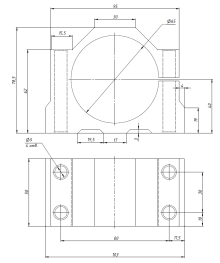 Кронштейн (держатель) шпинделя D65-AL