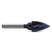 Борфреза твердосплавная форма G1425M06 с покрытием BNC (blue coating)