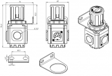 Пневморегулятор GR300-15