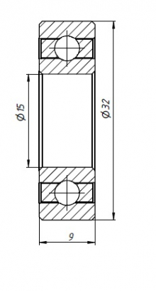 Подшипник шпинделя H7002C-2RZTA P5 (1 шт.)