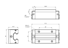 Модуль опорный Hiwin HGH45HAZAC