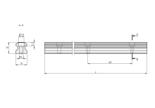 Рельсовые направляющие Hiwin HGR15RH