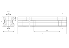 Рельсовые направляющие Hiwin HGR35RH