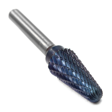 Борфреза твердосплавная форма L1228M06 с покрытием BNC (blue coating)