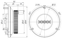 Энкодер MPG80-100-4 24VDC 100PPR