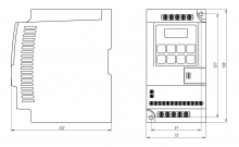 Частотный преобразователь Powtran PI150 1R5G1 1,5кВт