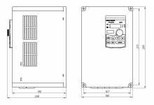 Частотный преобразователь Powtran PI9130A 004G3-23 220-380