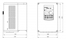 Частотный преобразователь Powtran PI9130A 2R2G1-2.2кВт
