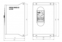 Частотный преобразователь Powtran PI9230 5R5G3-23 220-380