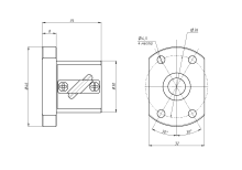 Гайка ШВП Hiwin R10-4B1-FSW-0.05