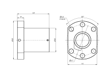 Гайка ШВП Hiwin R20-10K3-FSC