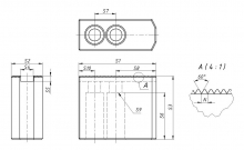 SC-06W60H60 кулачки сырые (компл. 3 шт)