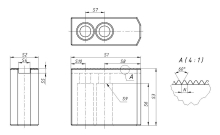 SC-12L180H80-21 кулачки сырые (компл.3 шт)