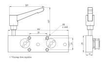 Модуль скольжения SGB10EN-4 с блокировкой