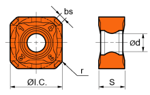 Пластина SNMX1206ANN-MM P6205