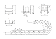 TP15x30 R28 полузакрытый (с держателями)