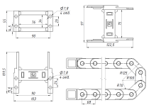 TP35x75 R100 (с держателями)