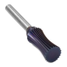 Борфреза твердосплавная форма U1225M06 с покрытием BNC (blue coating)