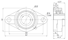 Подшипниковый узел UCFL207