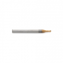 Фреза спиральная двухзаходная сферическая с покрытием AlTiN DJTOL AAS2QX02