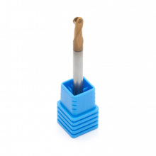 Фреза спиральная двухзаходная сферическая с покрытием AlTiN DJTOL AAS2QX04