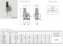 Блок подготовки воздуха AC2010-02