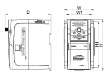 Частотный преобразователь Sunfar (Simphoenix) E550 2S0015B 1.5кВт