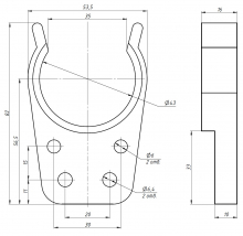 Держатель патрона ISO30 тип 2