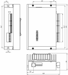 Драйвер шагового серво-двигателя HBS860H