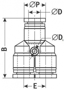 Фитинг разветвитель PY-6