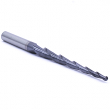 Фреза спиральная двухзаходная конусная сферическая DJTOL NL2QX10.80.3