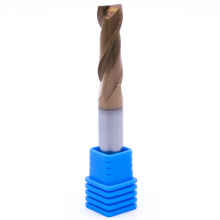 Фреза спиральная двухзаходная с покрытием AlTiN DJTOL AAS2LX08