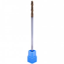 Фреза спиральная двухзаходная с покрытием AlTiN DJTOL AS2LX04L-B