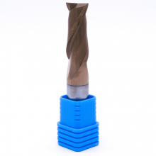 Фреза спиральная двухзаходная с покрытием AlTiN DJTOL AS2LX12L-B