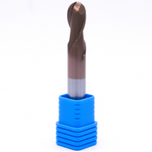 Фреза спиральная двухзаходная сферическая с покрытием AlTiN DJTOL AAS2QX10