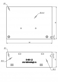 Импульсный блок питания S-60-12