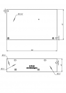 Импульсный блок питания S-75-24