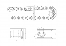 Кабель-канал гибкий TP10x10 R18 (с держателями)