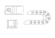 Кабель-канал гибкий TP15x15 R28