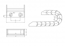 Кабель-канал гибкий TP15x50 R28