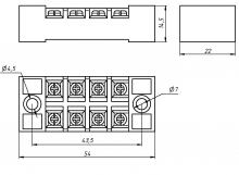 Клеммная колодка TB-1504
