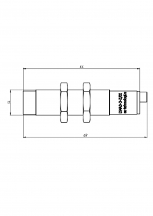 Концевой индуктивный датчик LJ14A3-5-Z/AX (3 провода)