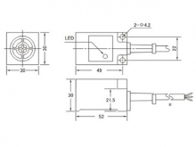 Концевой индуктивный датчик TL-N10MF1