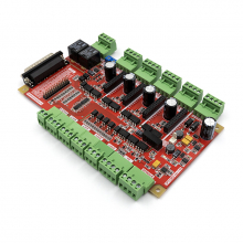 Многоканальный драйвер шаговых двигателей LPT-DRV 1.02